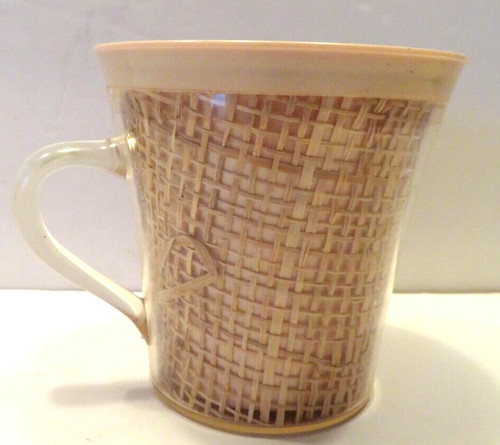 Raffiaware cup mug burlap - cup,