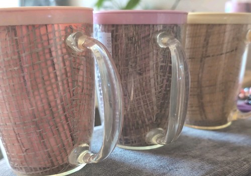 Brown raffia ware - ware, temp
