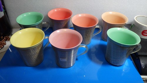 Vintage pastel raffiaware - pastel,