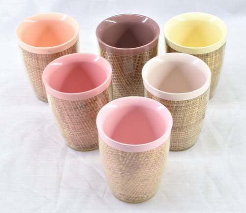 Vintage raffia ware melmac - 6,